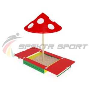 Купить Песочница с крышкой и грибком ИО 512 в Мещовске 